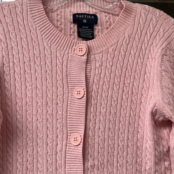 Nautical Jeans Company pink shell/cardigan, size M, excellent condition. - Picture 3 of 6